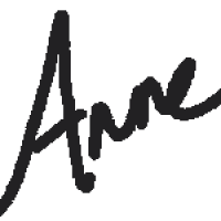 Handtekening-Anne Handtekening van Anne in zwarte tekst